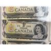 Image 4 : 1967 Canada $1 Consecutive Uncut Sheet AMK8765090-099 UNC