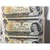 Image 9 : 1967 Canada $1 Consecutive Uncut Sheet AMK8765090-099 UNC