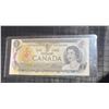 Image 1 : 1973 Bank of Canada $1 Bill, Serial AA9342644, Queen Elizabeth II