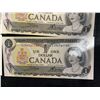 Image 11 : Consecutive 1954 Bank of Canada $1 Notes, Lot of 10 UNC