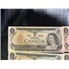 Image 2 : Consecutive 1954 Bank of Canada $1 Notes, Lot of 10 UNC