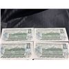 Image 10 : 1967 Centennial Canada $1 Notes, Consecutive Serial Numbers, Lot of 7
