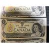 Image 5 : Consecutive 1954 Series Canadian $1 Banknotes (AMK8765050–AMK8765059)