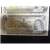 Image 5 : Consecutive 1954 Canada $1 Notes, 4-Piece Sequential Set