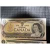 Image 3 : 1967 Bank of Canada $1 Sequential Notes, 4-Piece Set