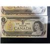 Image 5 : 1967 Bank of Canada $1 Sequential Notes, 4-Piece Set