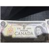 Image 2 : 16 Bank of Canada $1 Bills 1954 Consecutive Pairs