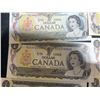 Image 6 : 16 Bank of Canada $1 Bills 1954 Consecutive Pairs
