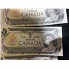 Image 9 : 16 Bank of Canada $1 Bills 1954 Consecutive Pairs