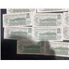 Image 15 : 14 Canadian $1 Banknotes, 1954-1967, Queen Elizabeth II