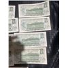 Image 16 : 14 Canadian $1 Banknotes, 1954-1967, Queen Elizabeth II