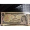 Image 2 : 14 Canadian $1 Banknotes, 1954-1967, Queen Elizabeth II