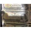 Image 5 : 14 Canadian $1 Banknotes, 1954-1967, Queen Elizabeth II