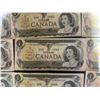 Image 6 : 14 Canadian $1 Banknotes, 1954-1967, Queen Elizabeth II