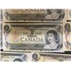 Image 9 : 14 Canadian $1 Banknotes, 1954-1967, Queen Elizabeth II