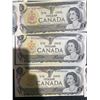 Image 5 : 20 Canada One Dollar Bills, 1973 Series, Elizabeth II