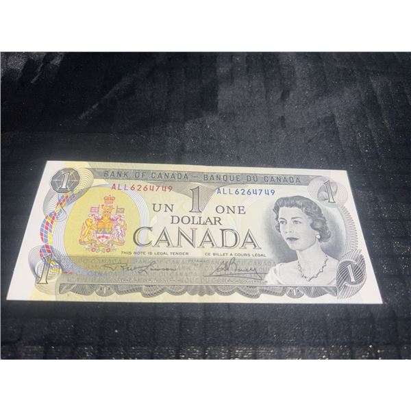 1967 Canada $1 Centennial Banknote, Serial ALL6264T49