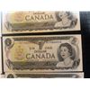 Image 5 : 10 Consecutive 1954 Canadian $1 Bills UNC BFGU835920-BFGU835929