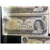 Image 8 : 10 Consecutive 1954 Canadian $1 Bills UNC BFGU835920-BFGU835929