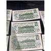 Image 11 : 18 Canadian $1 Banknotes, 1954 Series, Queen Elizabeth II