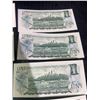 Image 13 : 18 Canadian $1 Banknotes, 1954 Series, Queen Elizabeth II