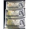 Image 2 : 18 Canadian $1 Banknotes, 1954 Series, Queen Elizabeth II