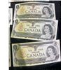 Image 7 : 18 Canadian $1 Banknotes, 1954 Series, Queen Elizabeth II