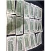 Image 8 : 18 Canadian $1 Banknotes, 1954 Series, Queen Elizabeth II