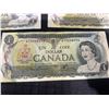 Image 9 : 12 Bank of Canada $1 Notes, 1954 Series, Mixed Serial Numbers