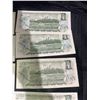 Image 19 : 13 Canada $1 Banknotes 1973 Queen Elizabeth II Consecutive Serial Numbers