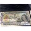 Image 3 : 13 Canada $1 Banknotes 1973 Queen Elizabeth II Consecutive Serial Numbers