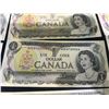 Image 6 : 13 Canada $1 Banknotes 1973 Queen Elizabeth II Consecutive Serial Numbers
