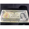 Image 1 : 1954 Canadian One Dollar Note, Queen Elizabeth II