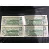 Image 6 : Consecutive 1973 Canadian $1 Bills, Lot of 4