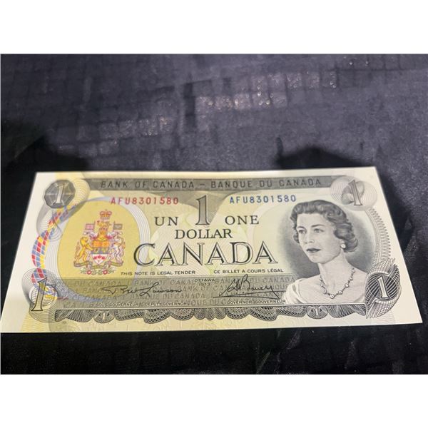 1954 Canadian One Dollar Banknote, Devil's Face, Queen Elizabeth II