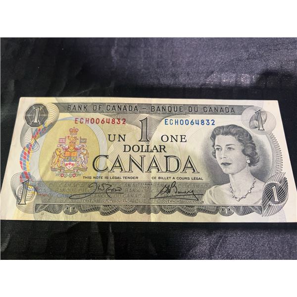 Canadian $1 Banknote 1954 Devil's Face ECH0064832