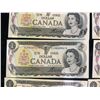 Image 4 : 7 Canadian $1 Banknotes, 1973, Serial Numbers ECM8059614–17, BAJ6693391–93
