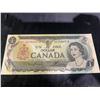 Image 1 : 1967 Bank of Canada $1 Bill Centennial Note Serial AE2536318