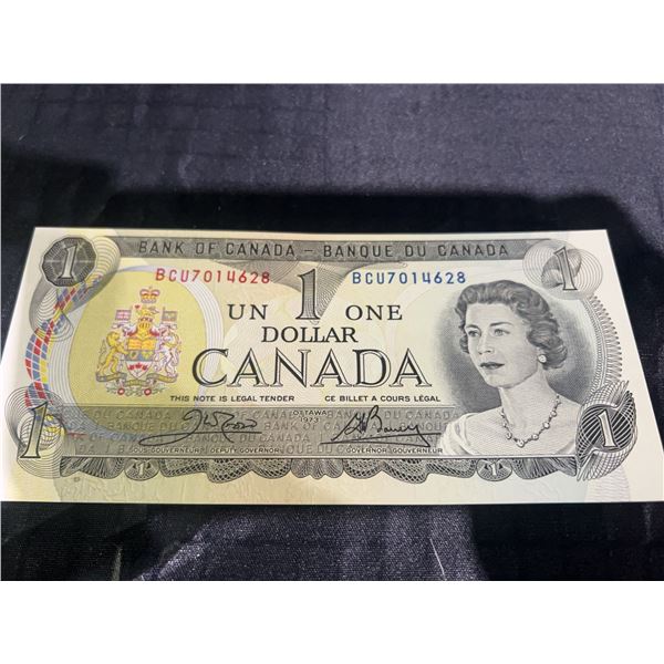 1967 Canadian One Dollar Banknote With Queen Elizabeth II