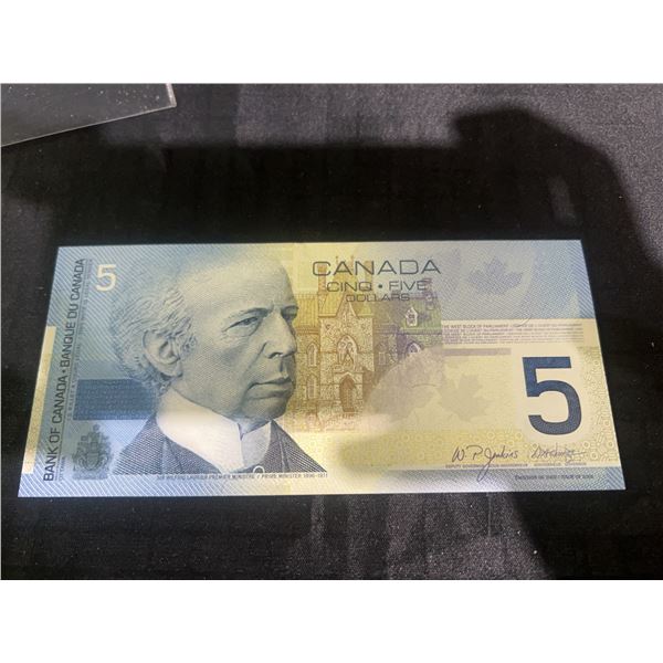 Bank of Canada $5 Polymer Bill, Serial HNV2805987