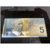 Image 1 : Bank of Canada $5 Polymer Bill, Serial HNV2805987