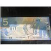 Image 1 : Canada $5 Polymer Bill Hockey Scene AOC3466486