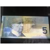 Image 2 : Canada $5 Polymer Bill Hockey Scene AOC3466486
