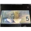 Image 2 : Canada $5 Polymer Banknote Hockey Themed 2011 HNH8028195