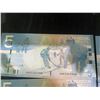 Image 2 : Consecutive Serial Number Canada $5 Polymer Banknotes, Lot of 6