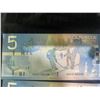 Image 2 : Canadian $5 Polymer Notes Sequential 6-Pack AOV2188600–AOV2188605