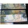 Image 5 : Canadian $5 Polymer Notes Sequential 6-Pack AOV2188600–AOV2188605
