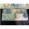 Image 6 : Canadian $5 Polymer Notes Sequential 6-Pack AOV2188600–AOV2188605