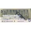 Image 7 : Consecutive 1986 Canada $5 Bills, Bird Series, Kingfisher, Lot of 6