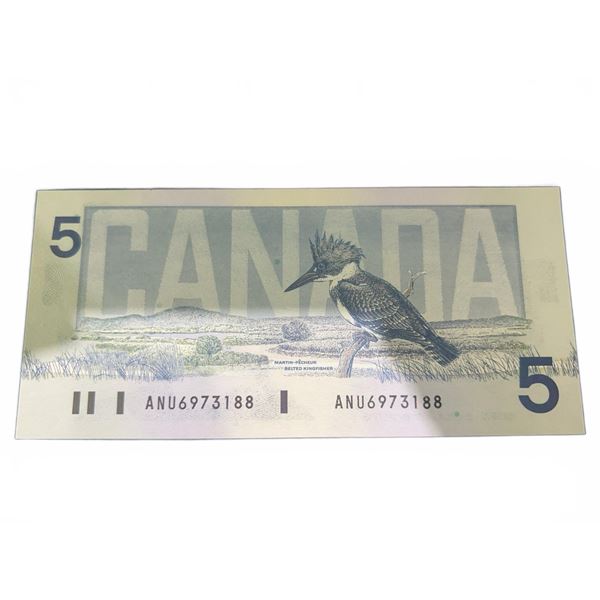 1996 Canada $5 Banknote Laurier ANU6973188